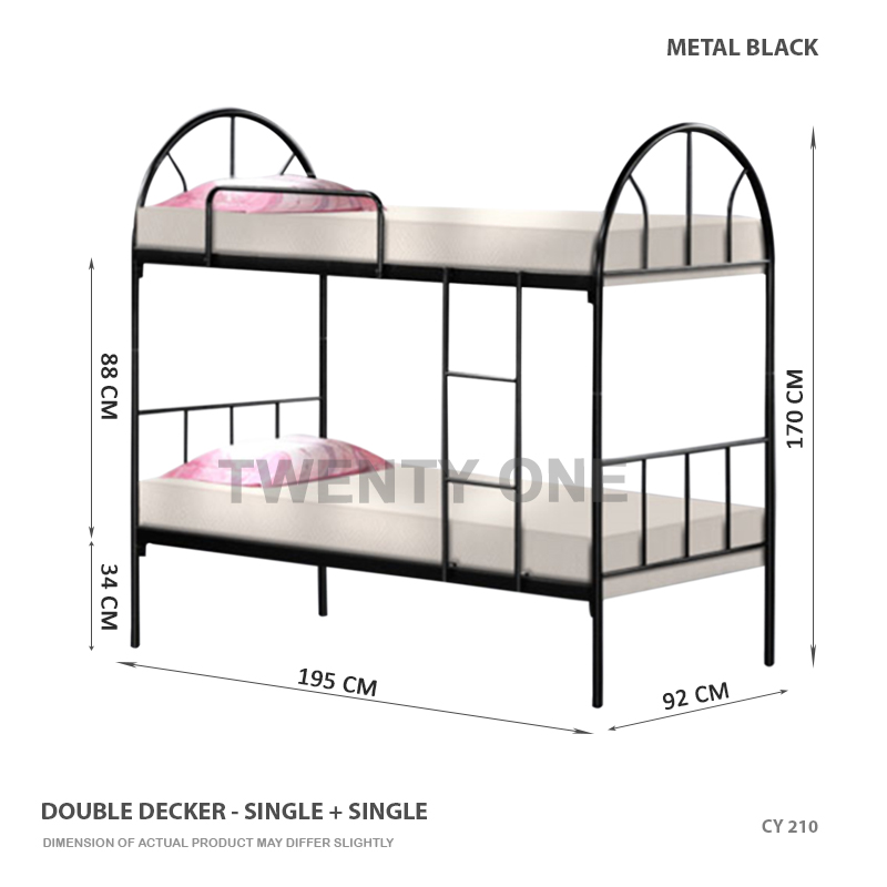 CY 210 DD METAL BEDFRAME 1 B copy